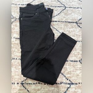 Banana Republic High Rise Skinny Black Jeans